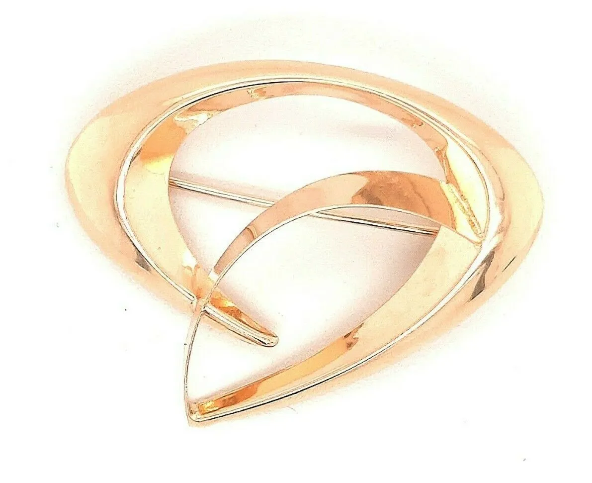 14ct Yellow Gold Brooch