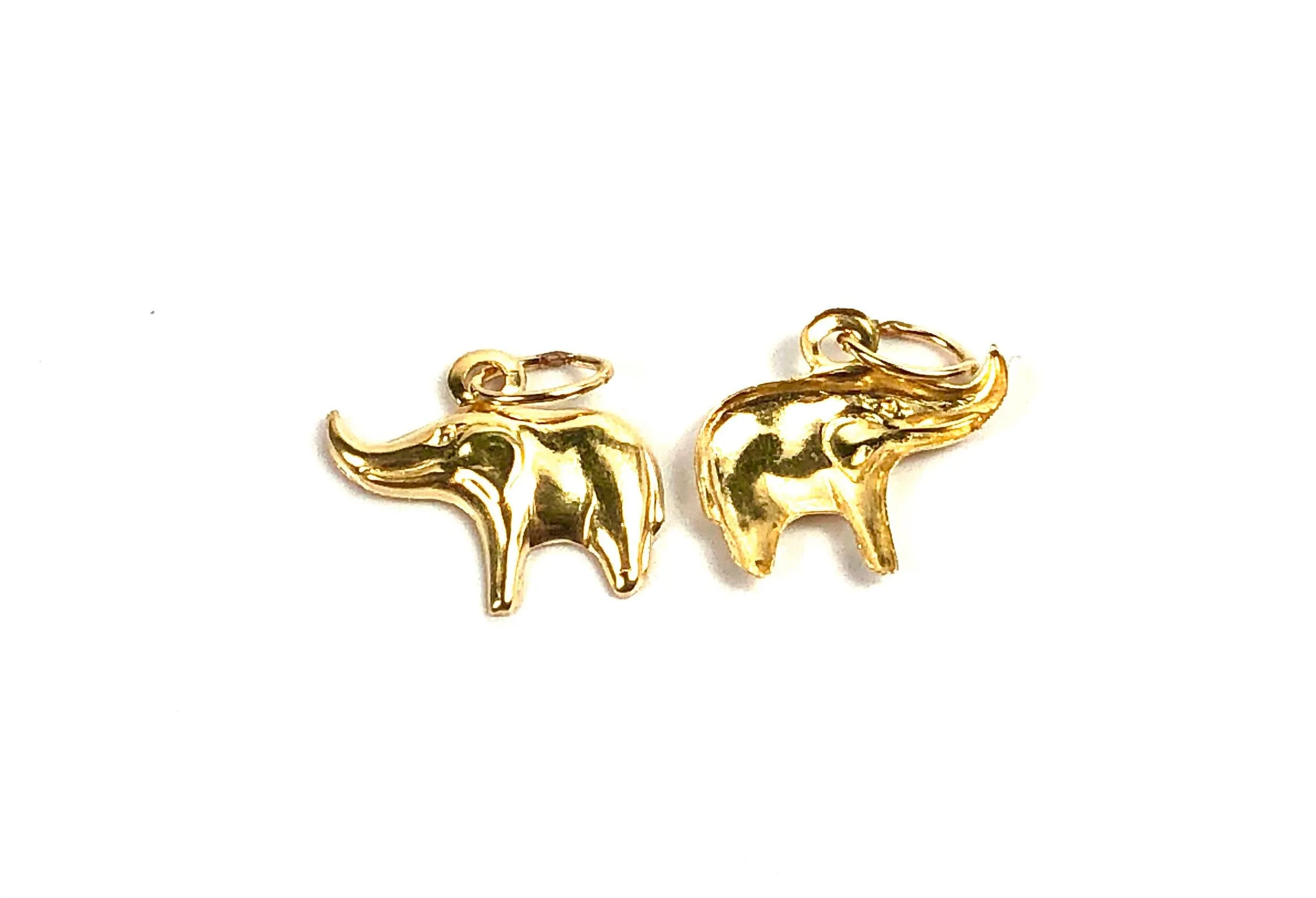 14KGF elephant charm , 14K gold filled , Sku #1171-C