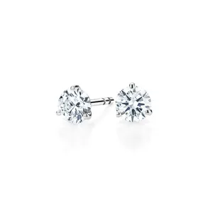 1.50CTW Round Brilliant Diamond Stud Earrings - H-I/SI