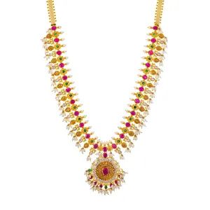 22K Yellow Gold Guddapuslu Necklace (111.6gm)