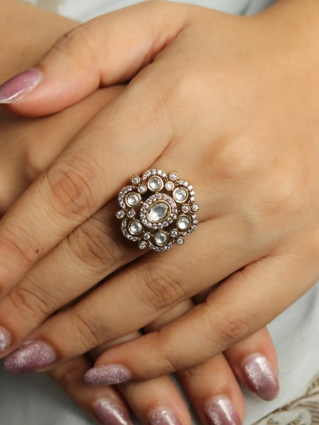 Aaditi S Pohankar In Stunning Victorian Ring