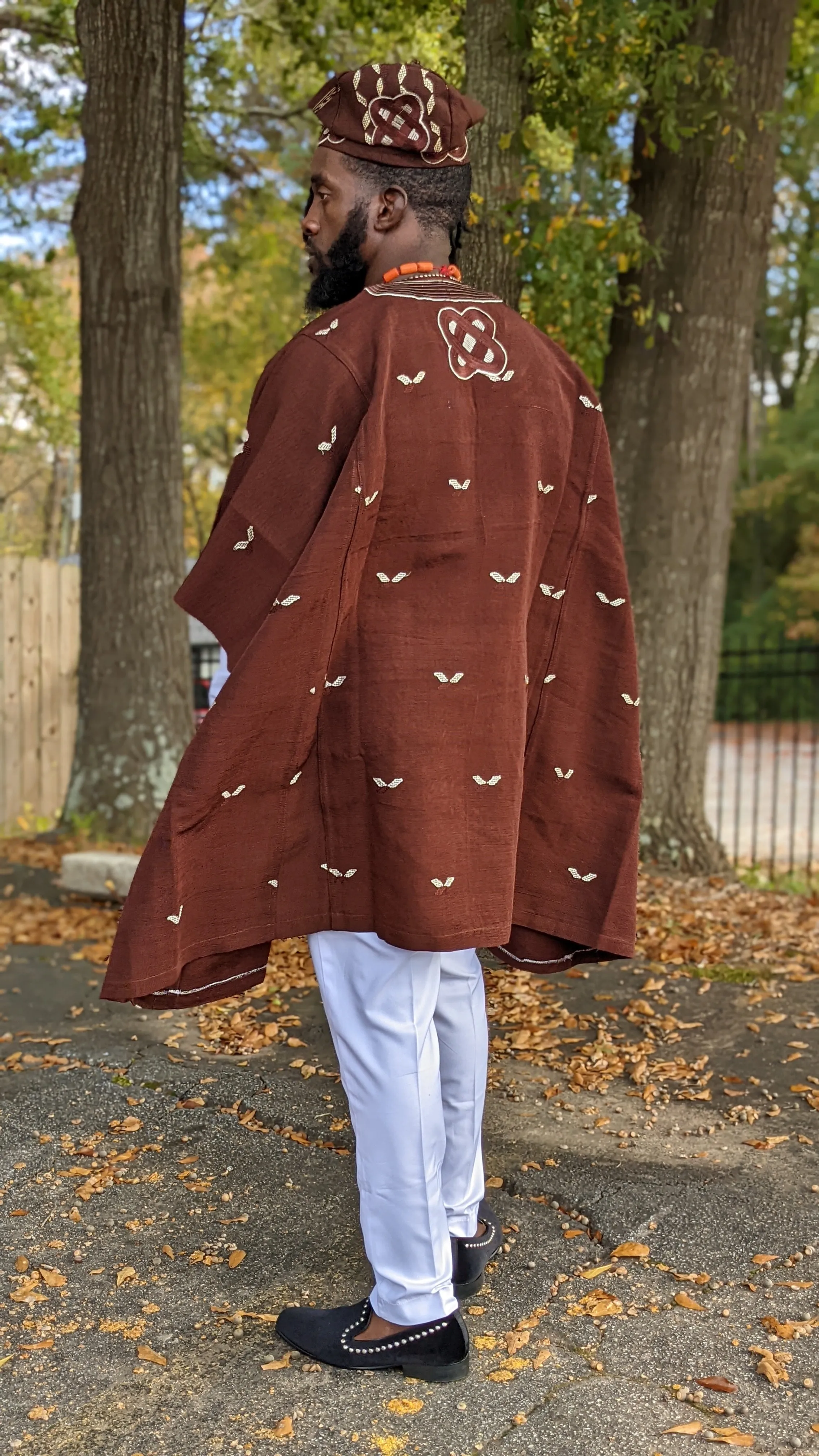 Adekunke African Aso Oke Agbada Grand boubou Robe - DPABC20