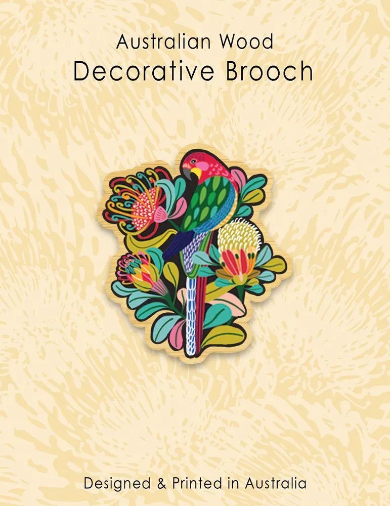 Aero Images x Kirsten Katz Wooden Brooches - Various