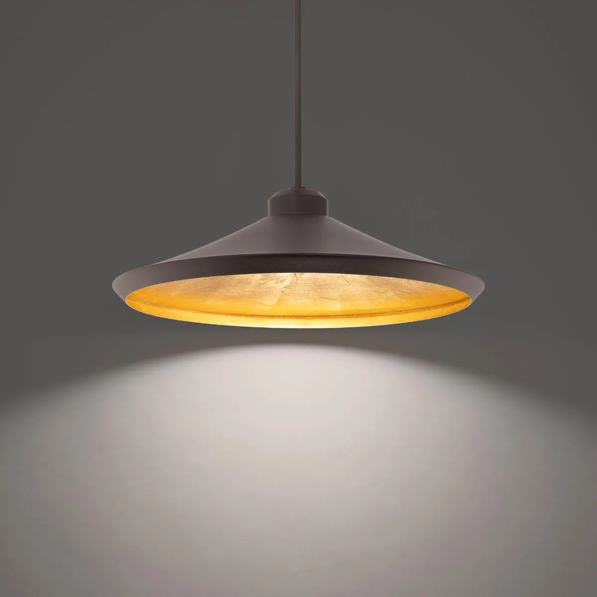 Alfa 24 in. LED Pendant Light Gold & Bronze finish