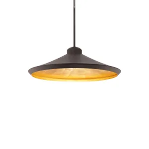 Alfa 24 in. LED Pendant Light Gold & Bronze finish