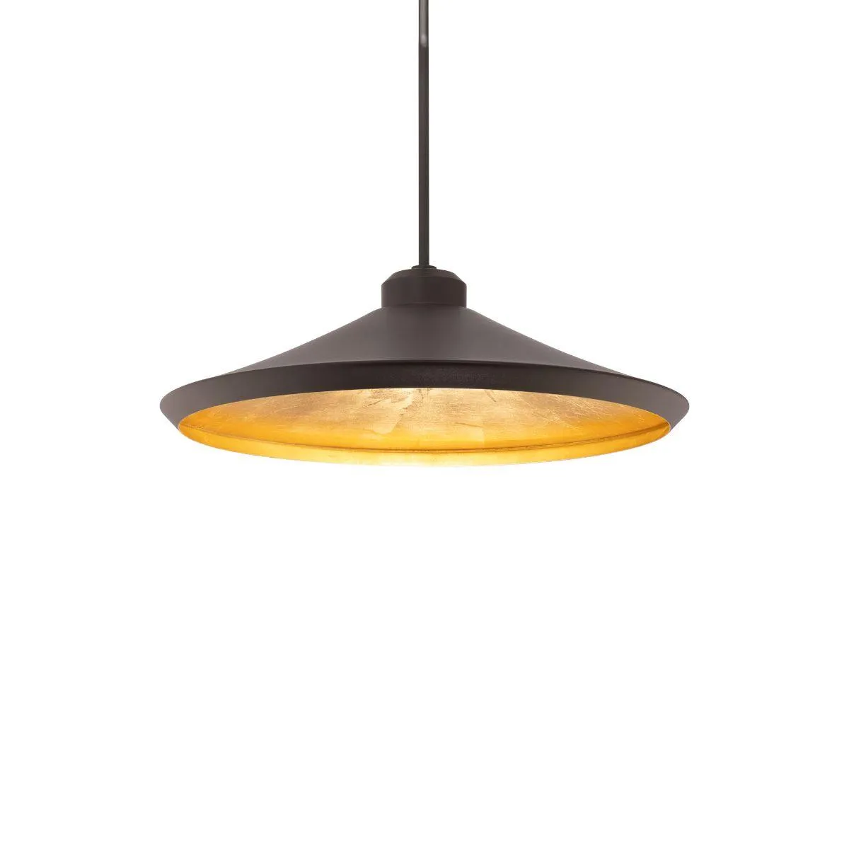 Alfa 24 in. LED Pendant Light Gold & Bronze finish