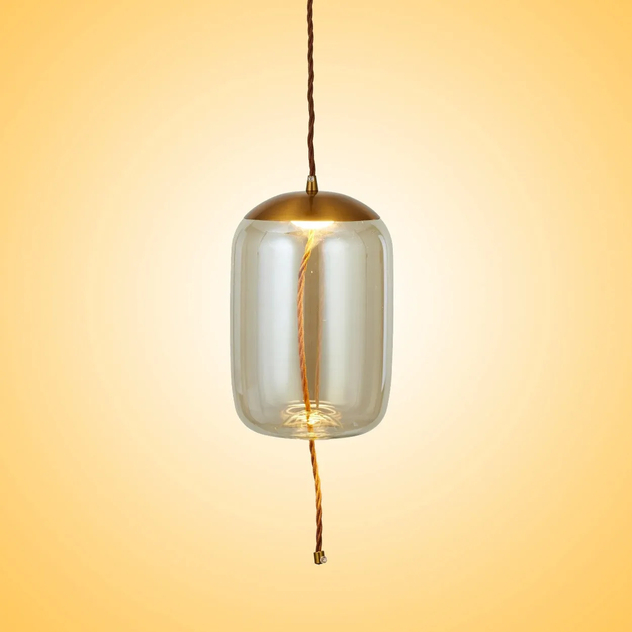 ANKUR CYLINDER GLASS HANGING LIGHT