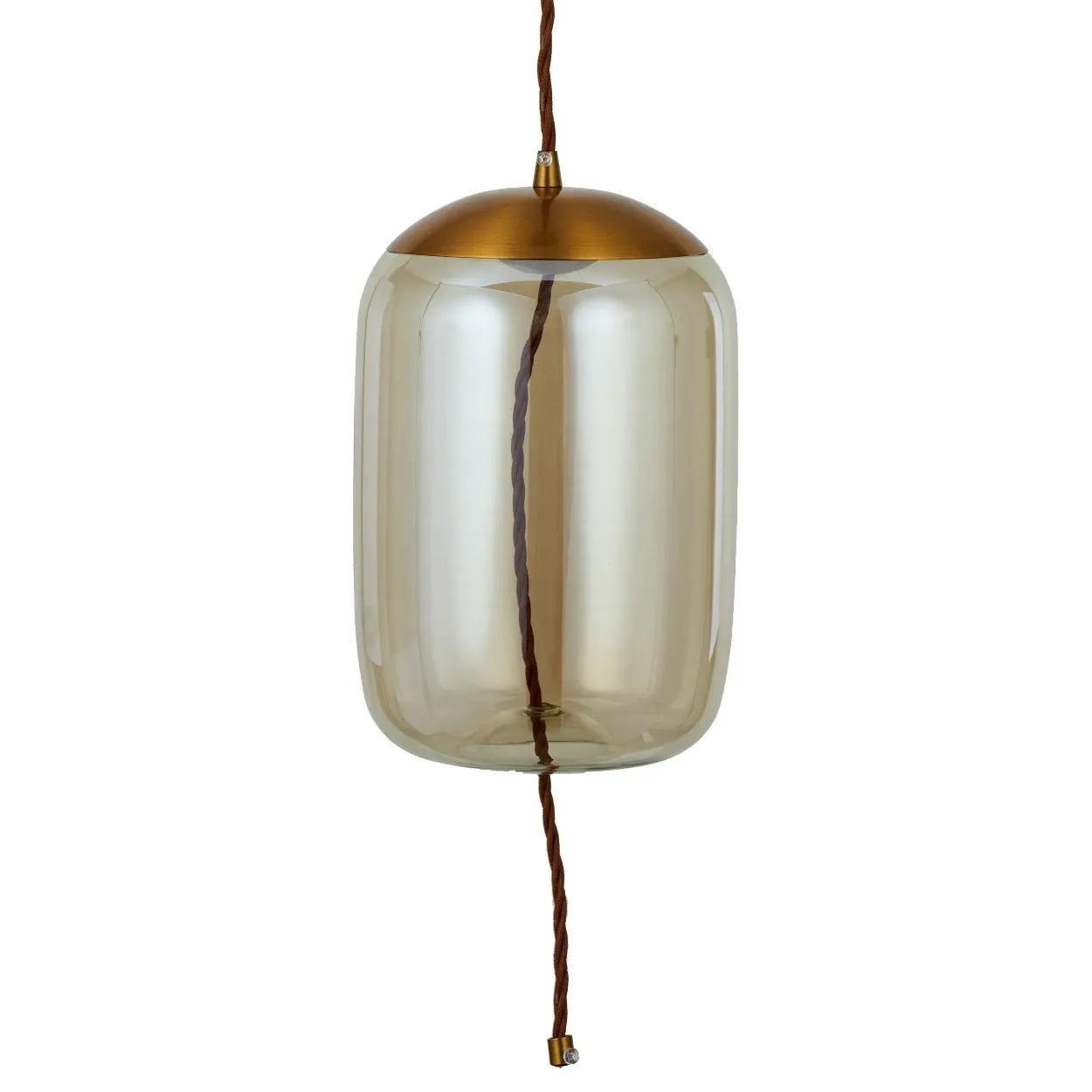 ANKUR CYLINDER GLASS HANGING LIGHT