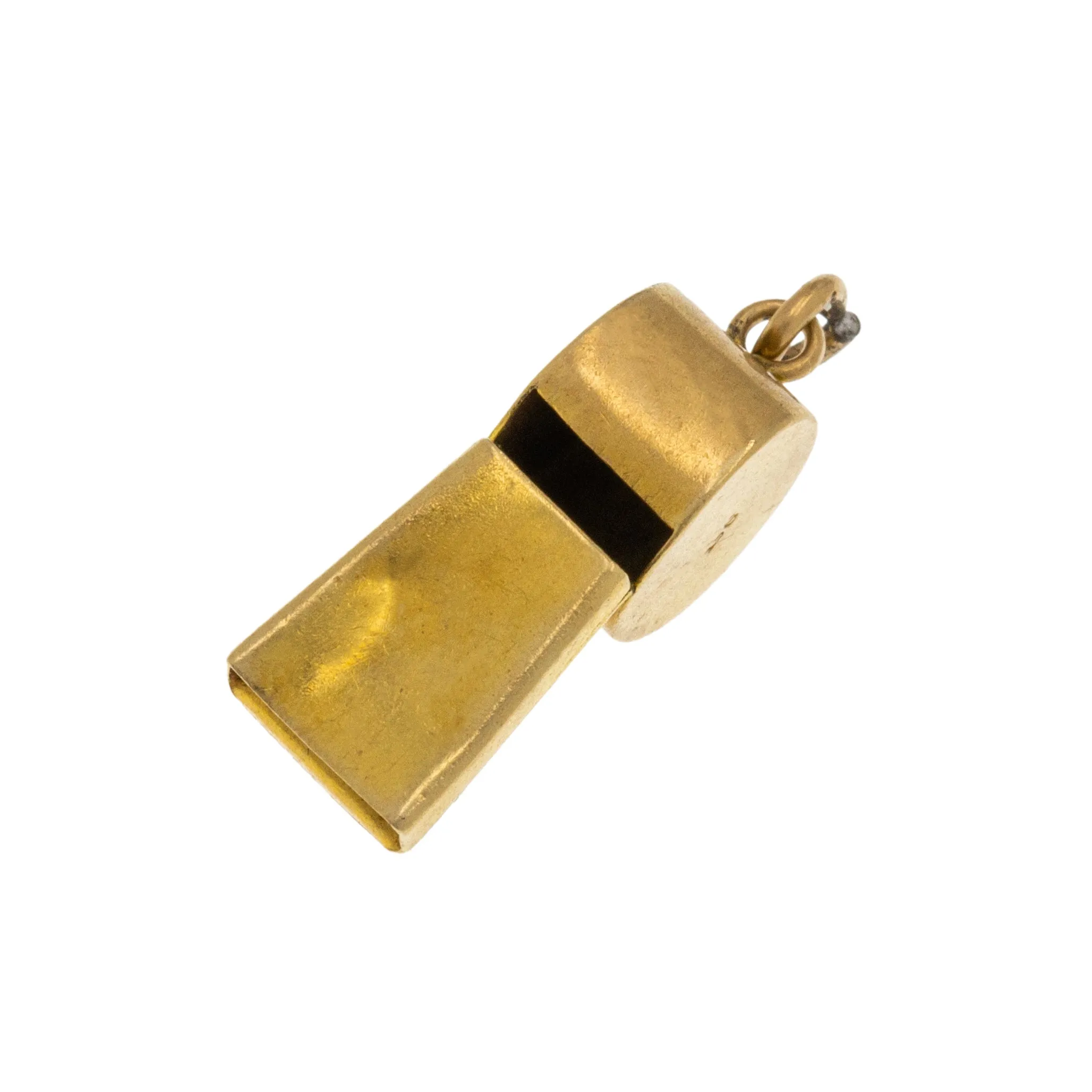 Antique 9ct Gold Whistle Charm