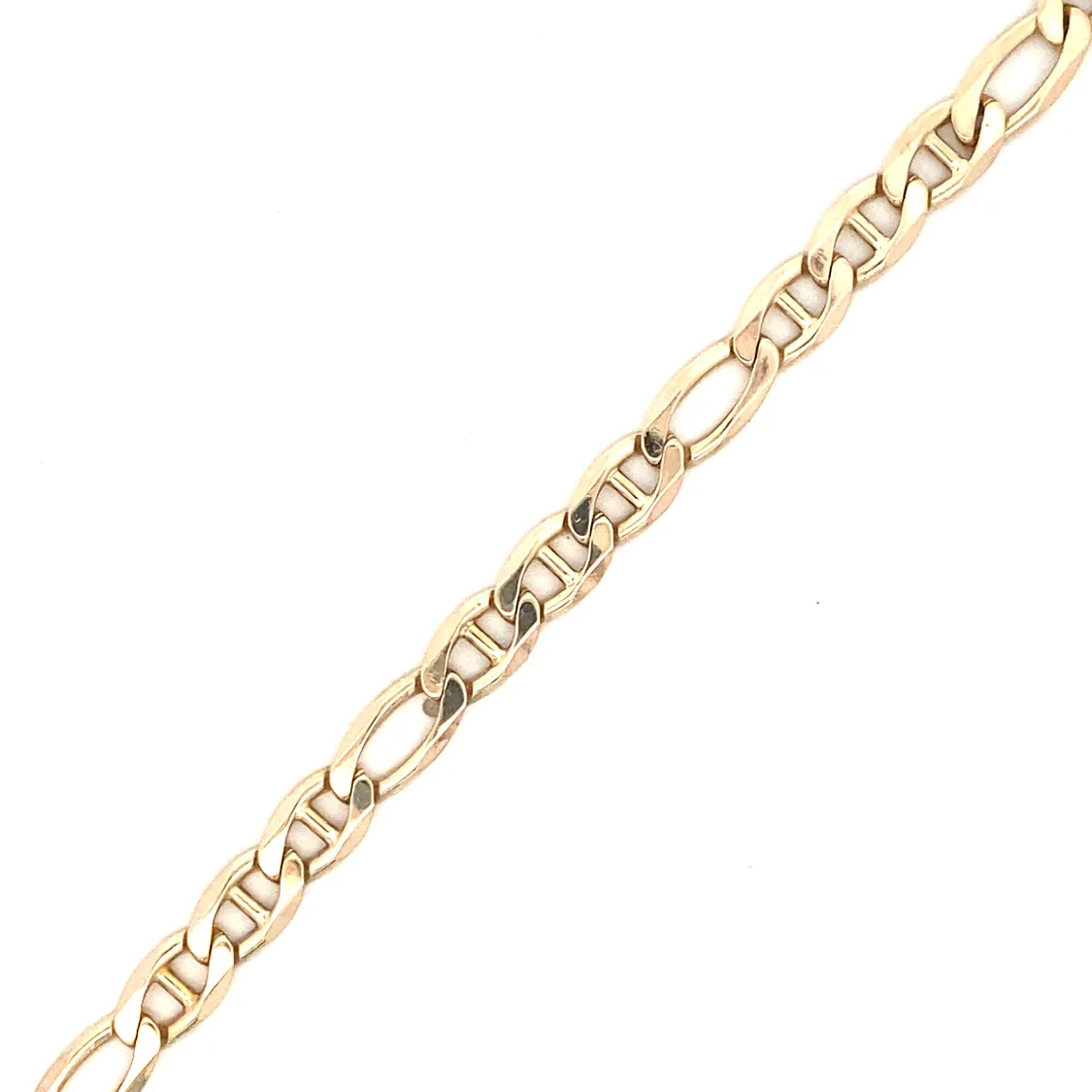 BCJ Estate Jewelry Yellow Gold Anchor Link Bracelet