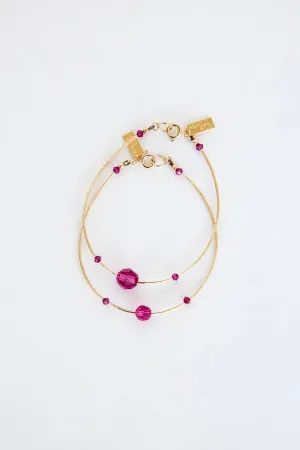 Bougainvillea Bracelet - Set