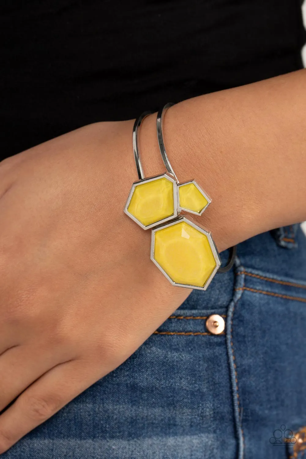 Bracelets Tourist TRAPEZOID - Yellow B074