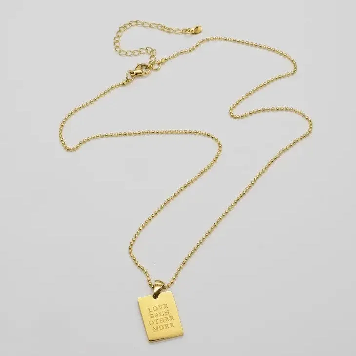 Brenda Grand Love Each Other More Necklace