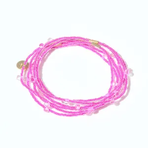 Candy Bracelets / Set of 6 / Magenta