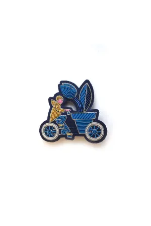 Cargo Bike Brooch