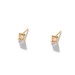 Cross Square Earrings