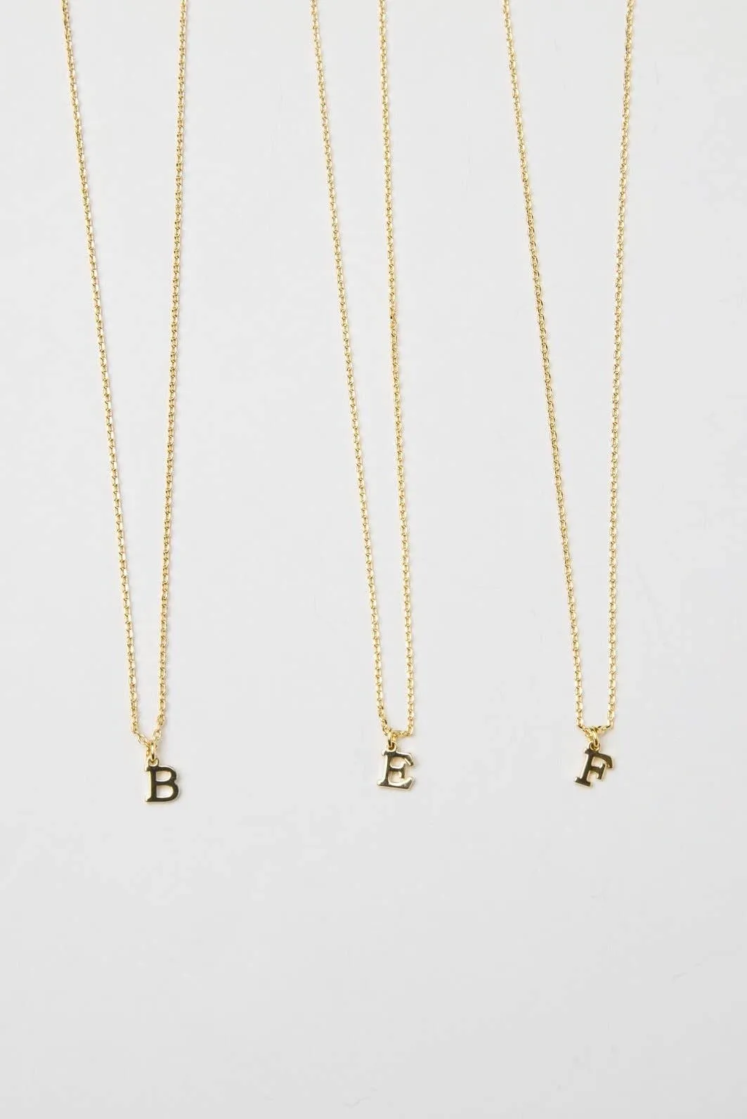 Dainty Love Initial Necklace