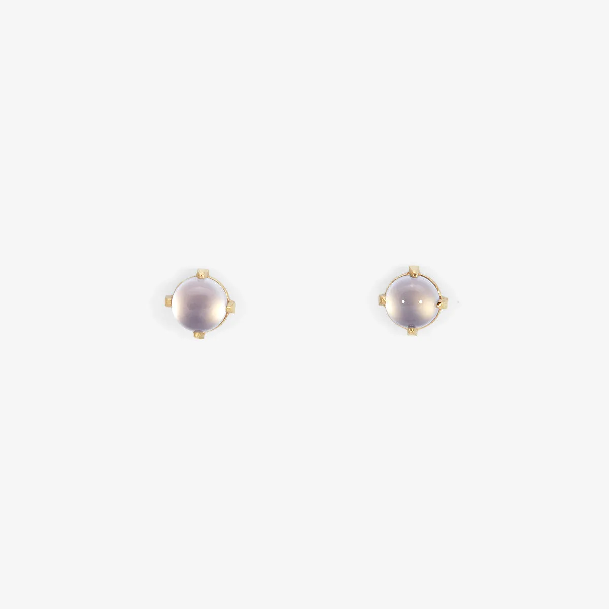 E7904BC | Blue Chalcedony Wisp Studs