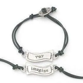 Emily Rosenfeld Hebrew/English Imagine Bracelet