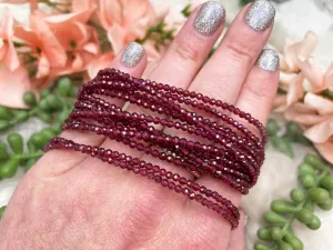 Faceted Garnet Bracelet