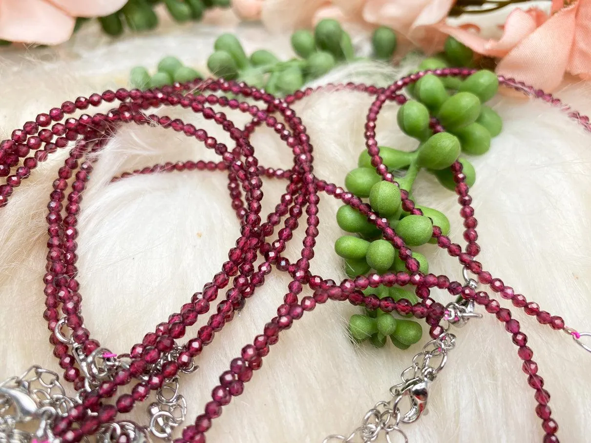 Faceted Garnet Bracelet