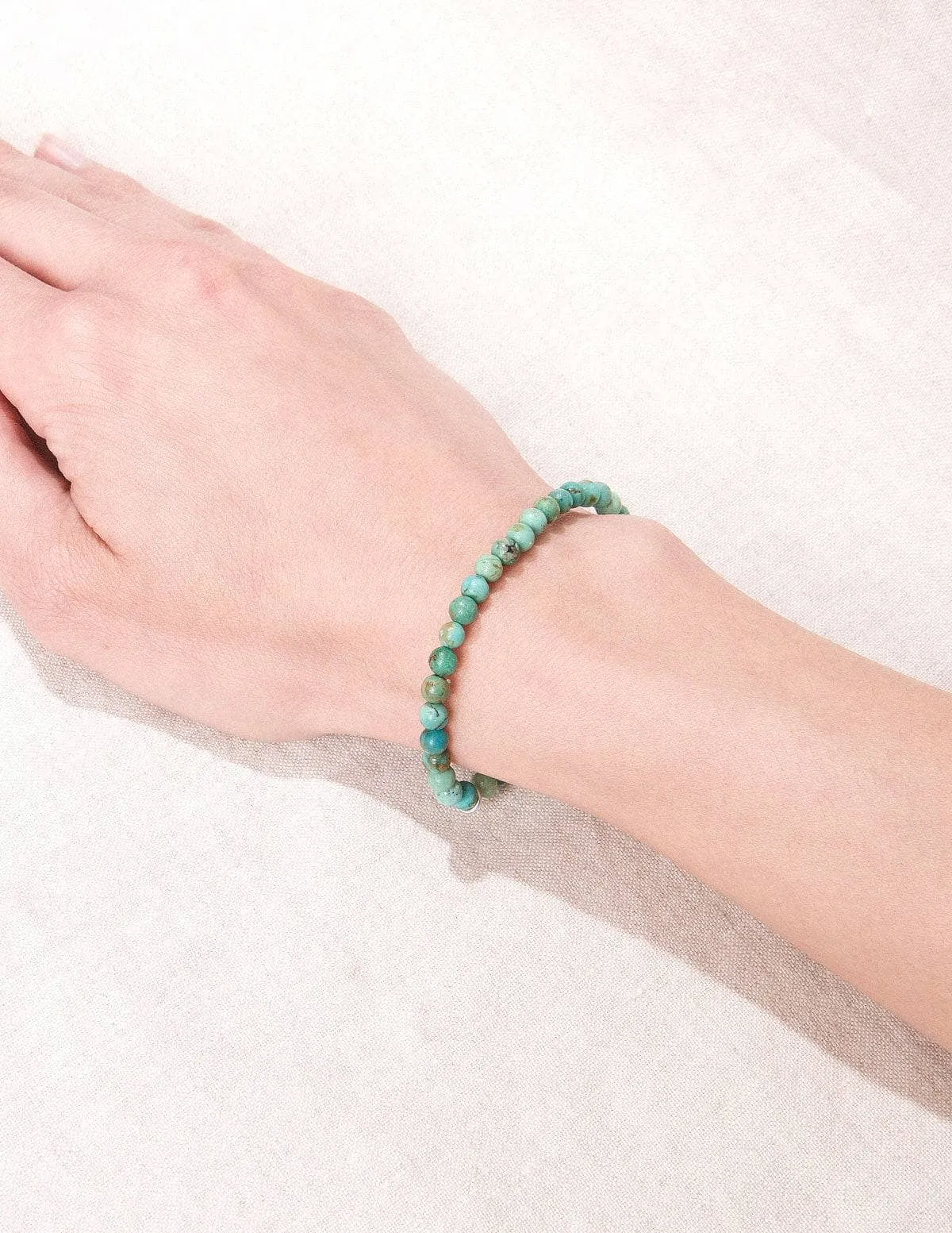 Genuine Turquoise Mini Gemstone Bracelet