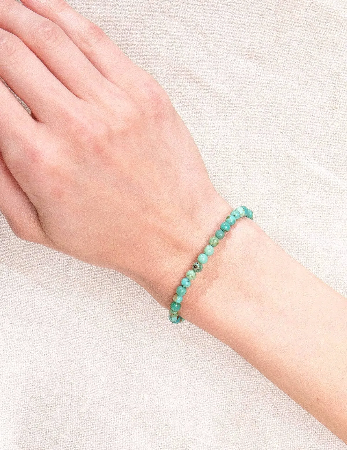 Genuine Turquoise Mini Gemstone Bracelet