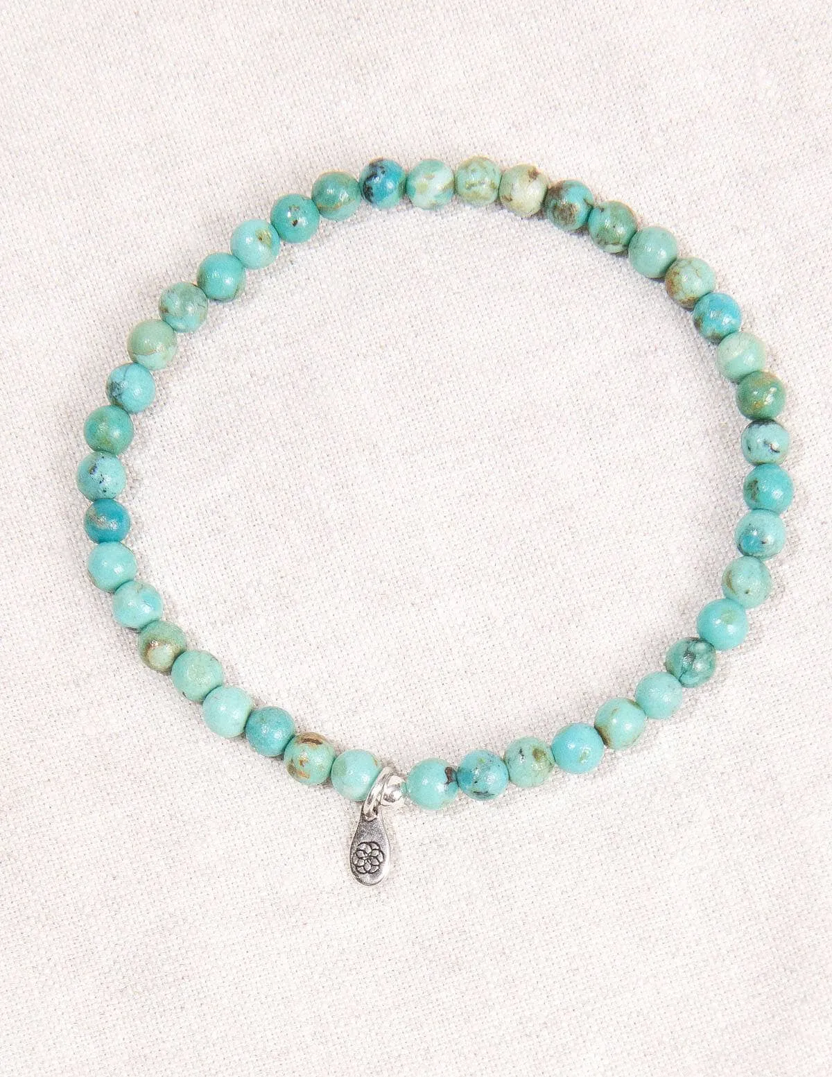 Genuine Turquoise Mini Gemstone Bracelet