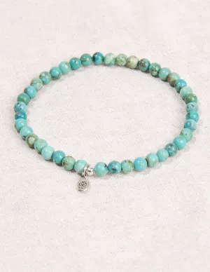 Genuine Turquoise Mini Gemstone Bracelet