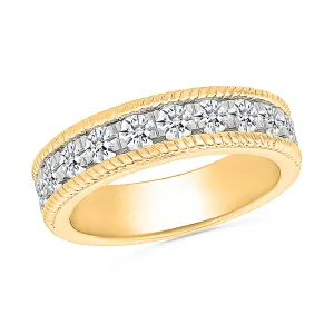 Gold & Diamond Eternity Ring