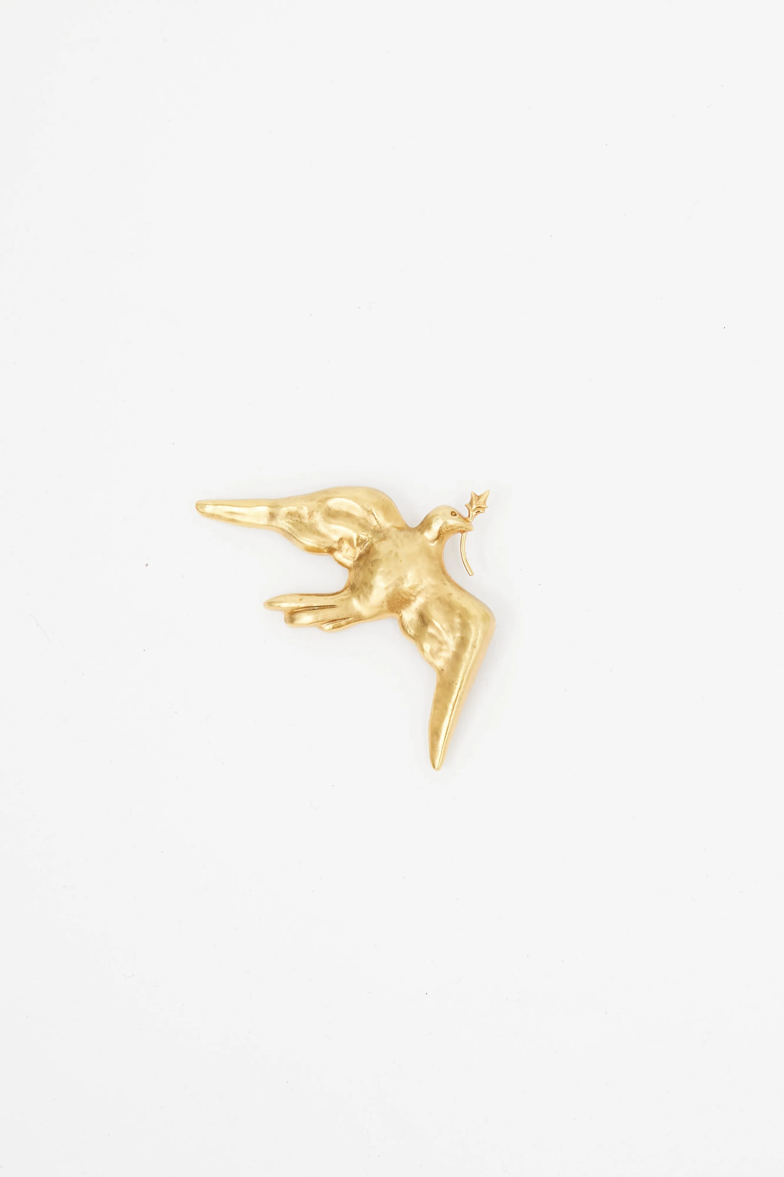 Gold Dove Brooch