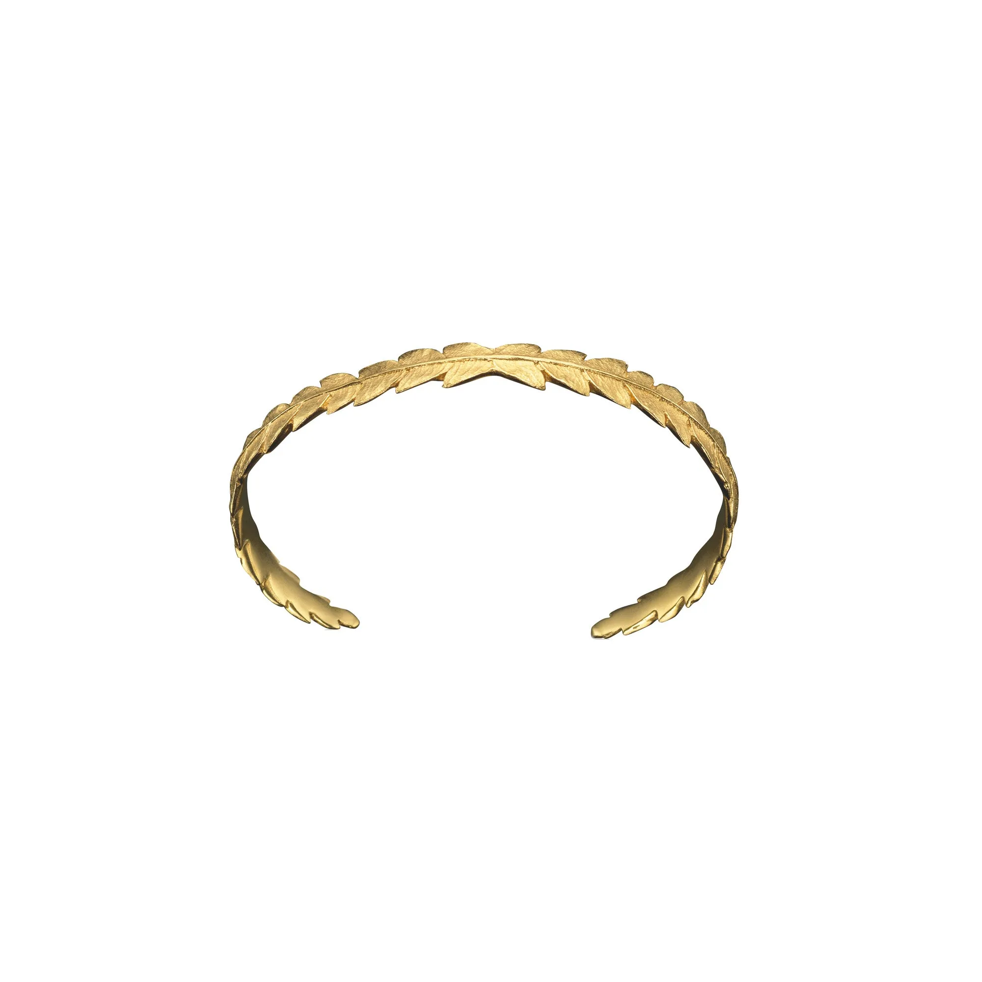 Gold Fern Leaf Cuff - Small