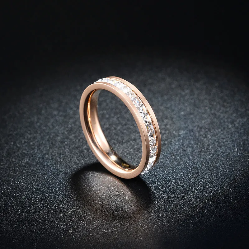 Just lil things Artificial Rose Gold Ring jltr0236