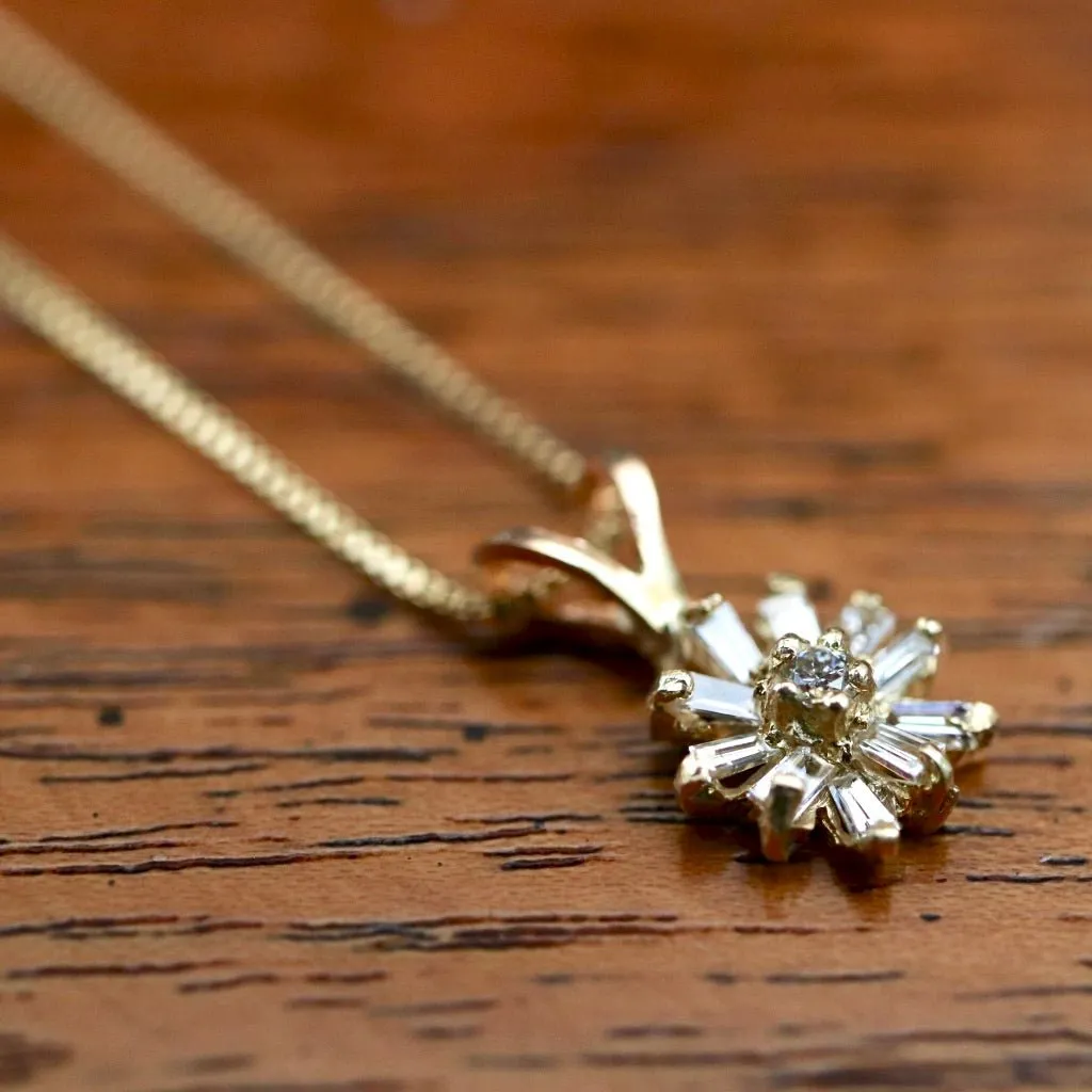 La Traviata 14k Gold and Diamond Necklace