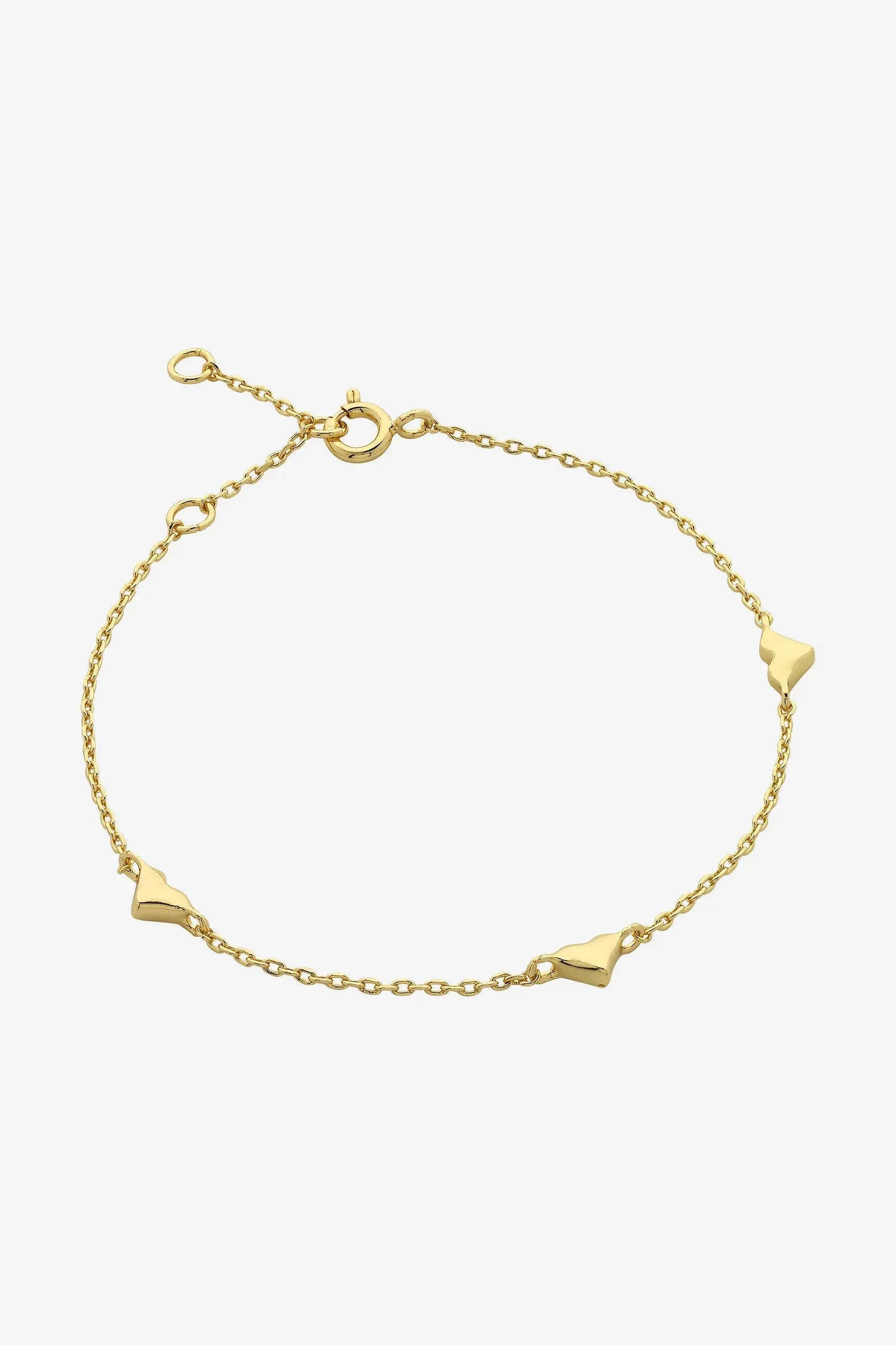 LIBERTE Mariel Heart Bracelet GOLD