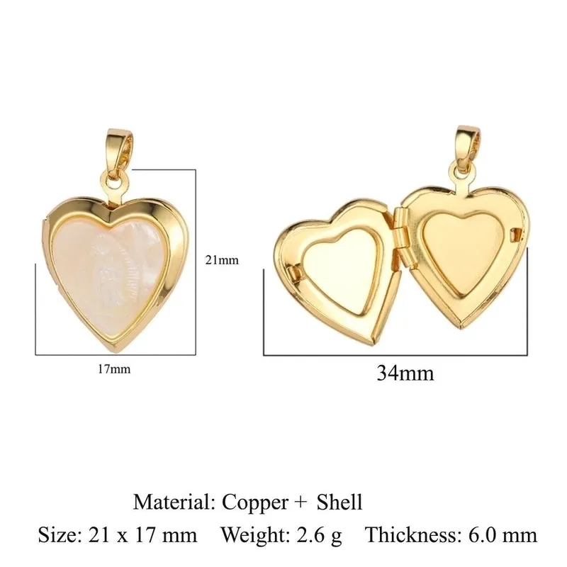 Luxurious Star Heart Shape Owl Copper Plating Inlay Zircon 18k Gold Plated Charms Jewelry Accessories