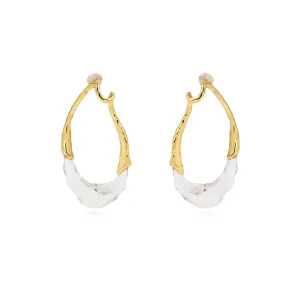 Lyric Two-Tone Earring