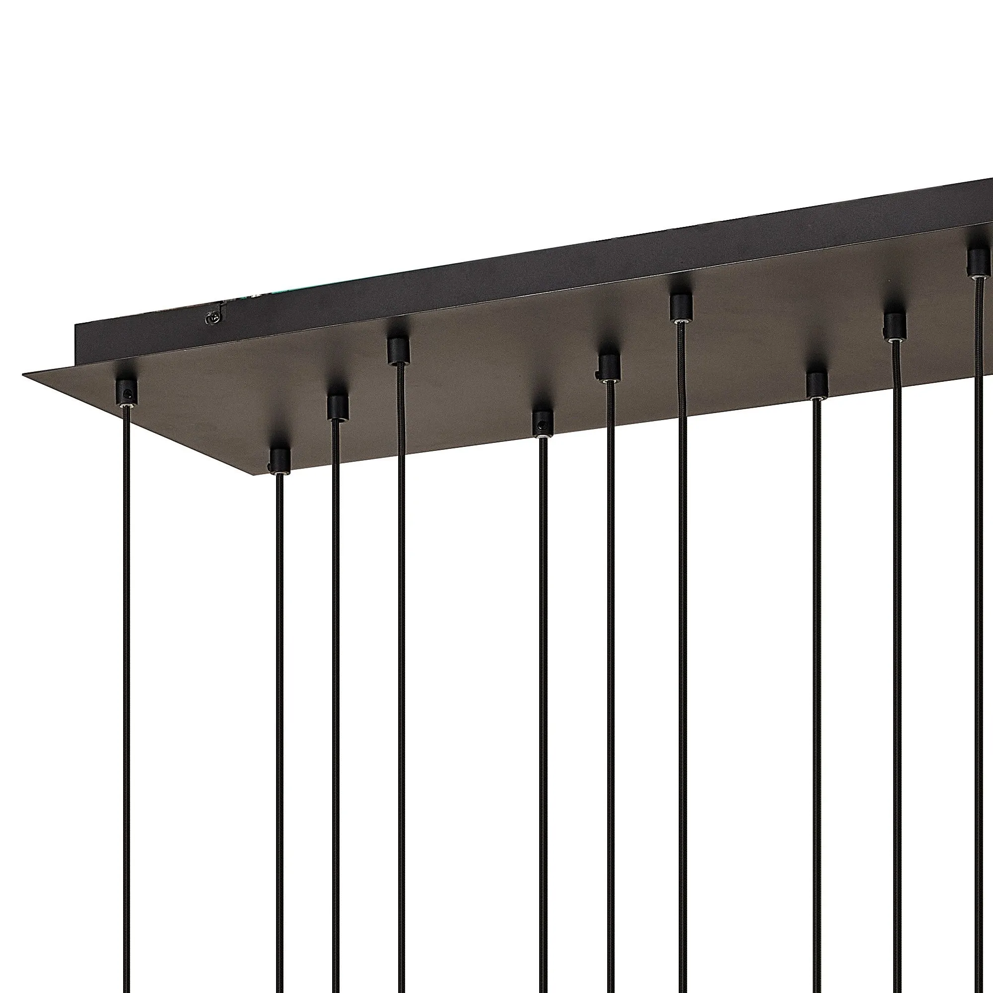 Mantra M7878 Tonic 14 Light Rectangular Pendant Black/Chrome/Bronze/Copper