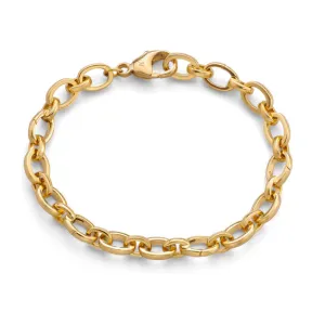 Monica Rich Kosann 18K Yellow Gold Audrey Hinged Charm Bracelet