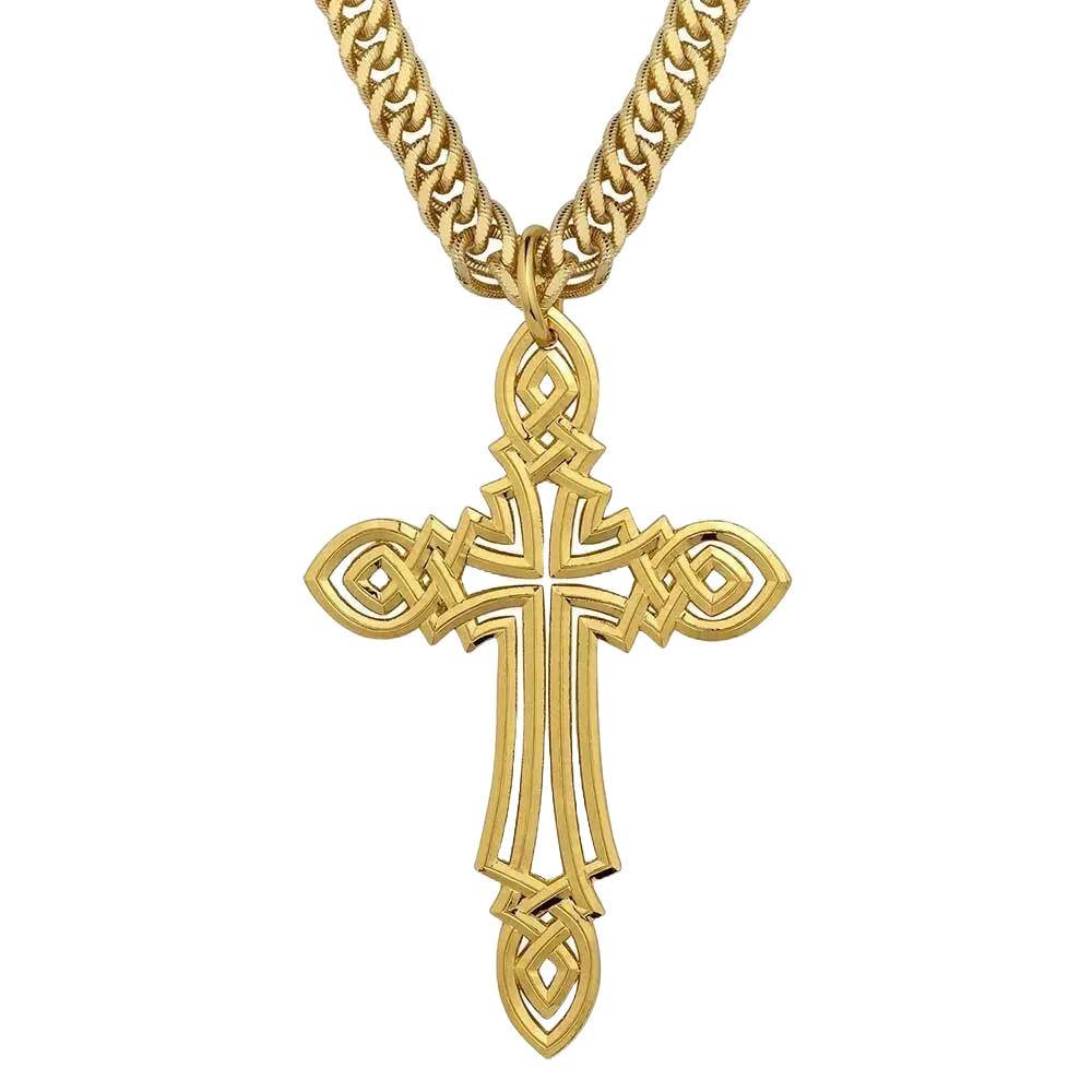 Montana Silversmiths Grand Faith Cross Gold Necklace NC5914G