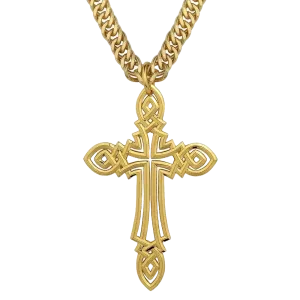 Montana Silversmiths Grand Faith Cross Gold Necklace NC5914G