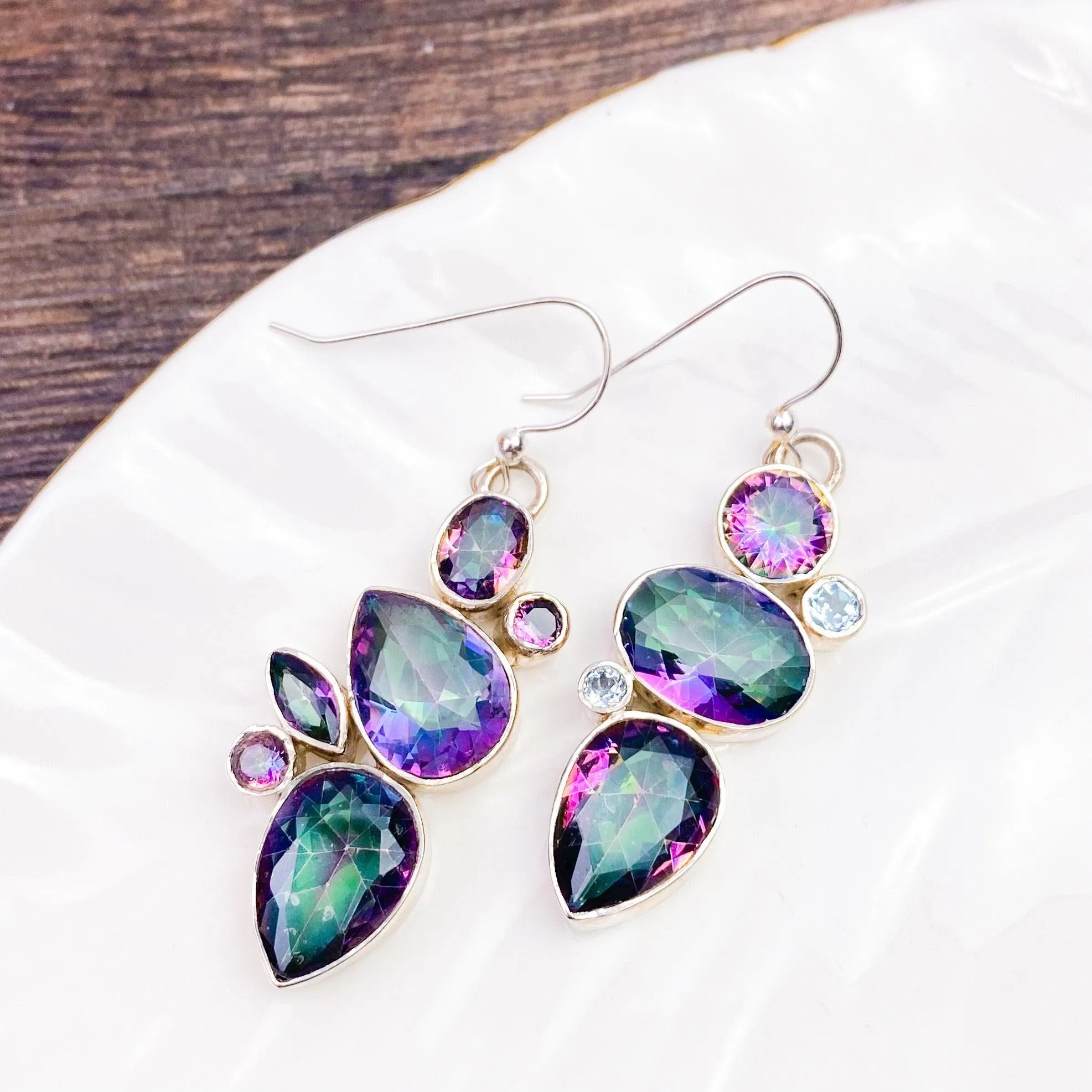 Mystic Topaz Earrings Collection