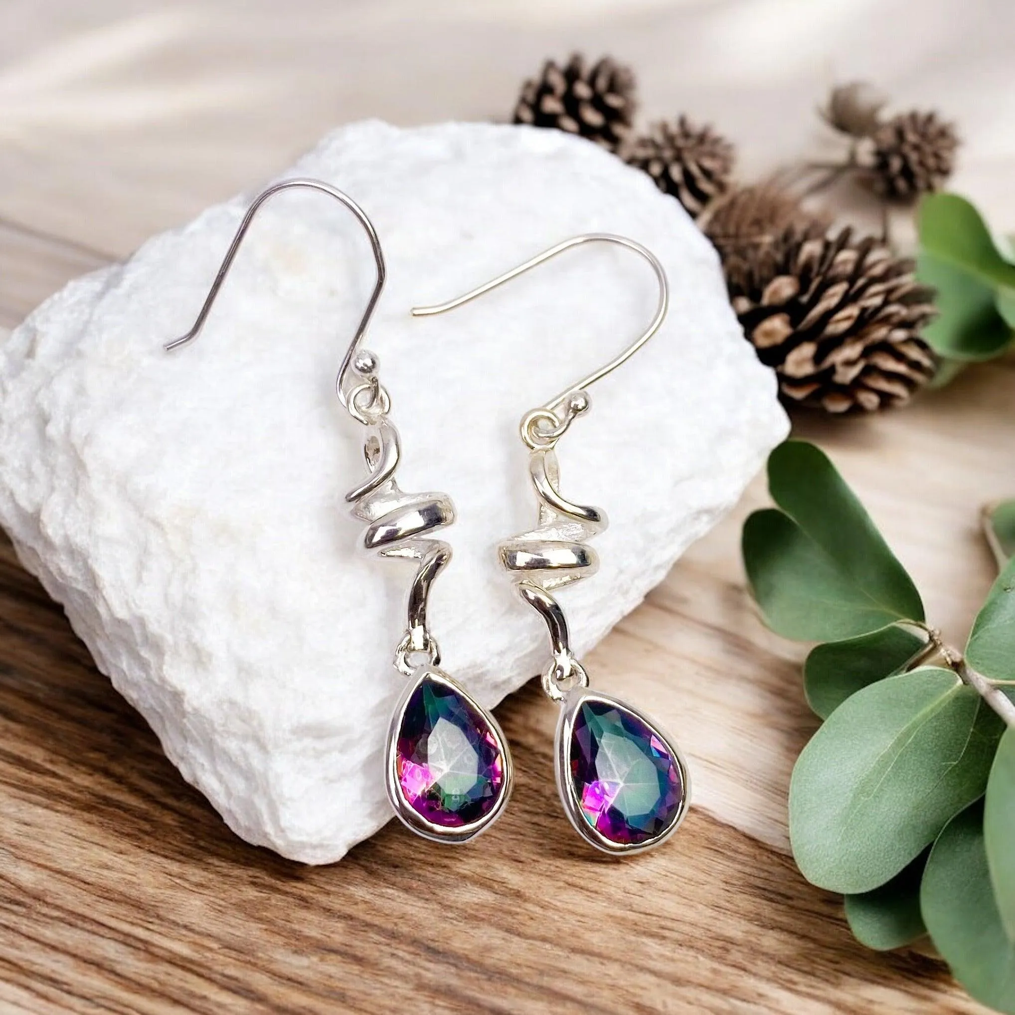 Mystic Topaz Earrings Collection