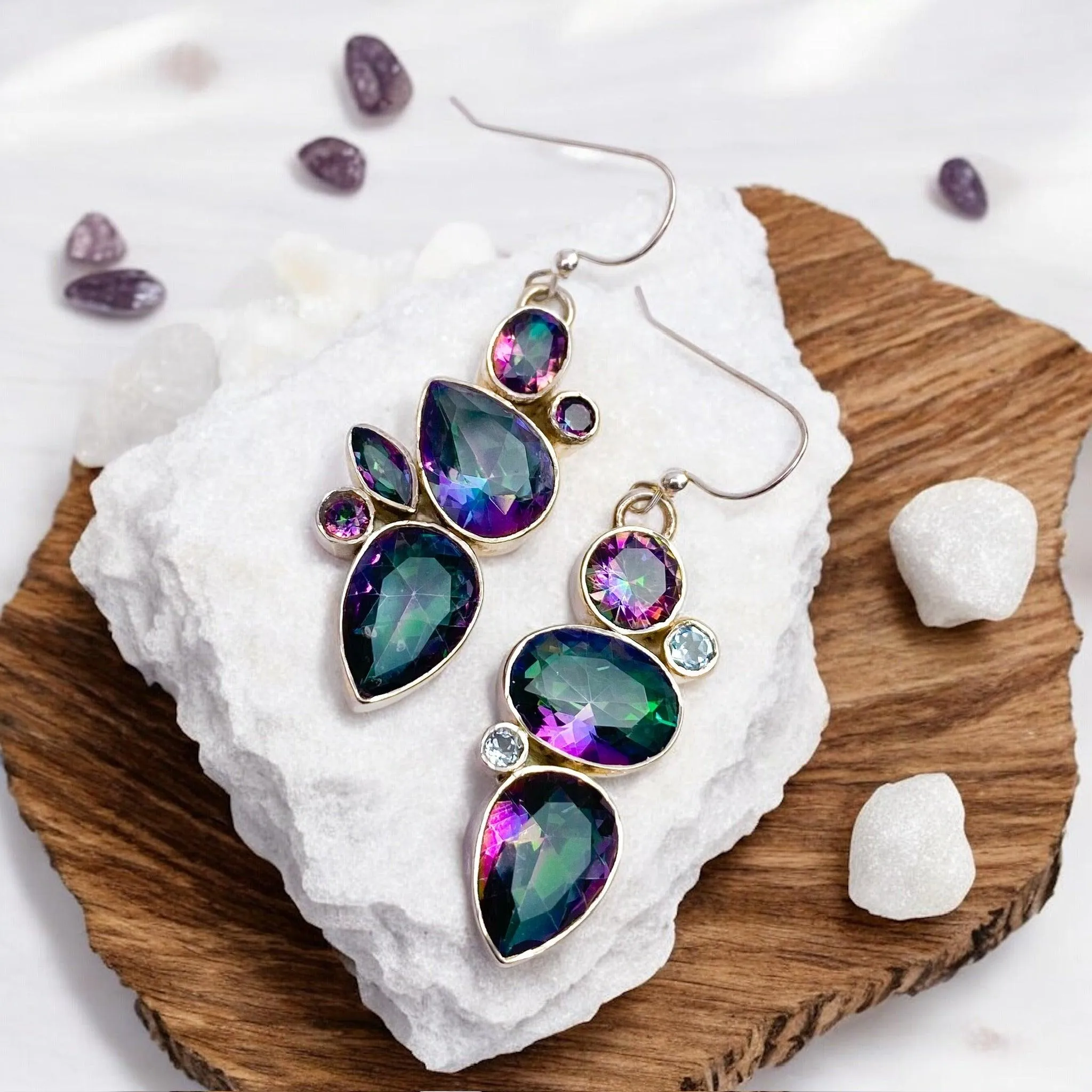 Mystic Topaz Earrings Collection