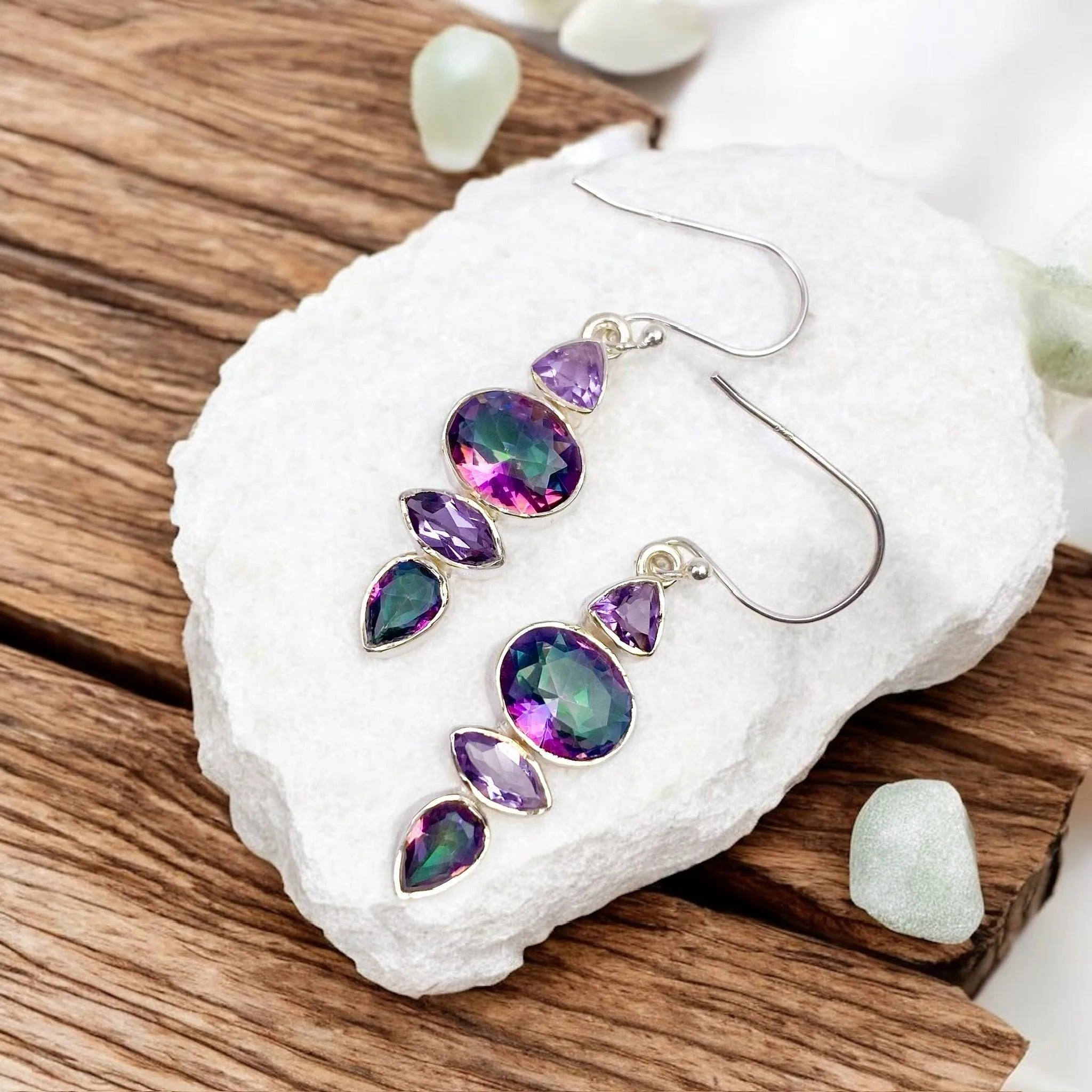 Mystic Topaz Earrings Collection