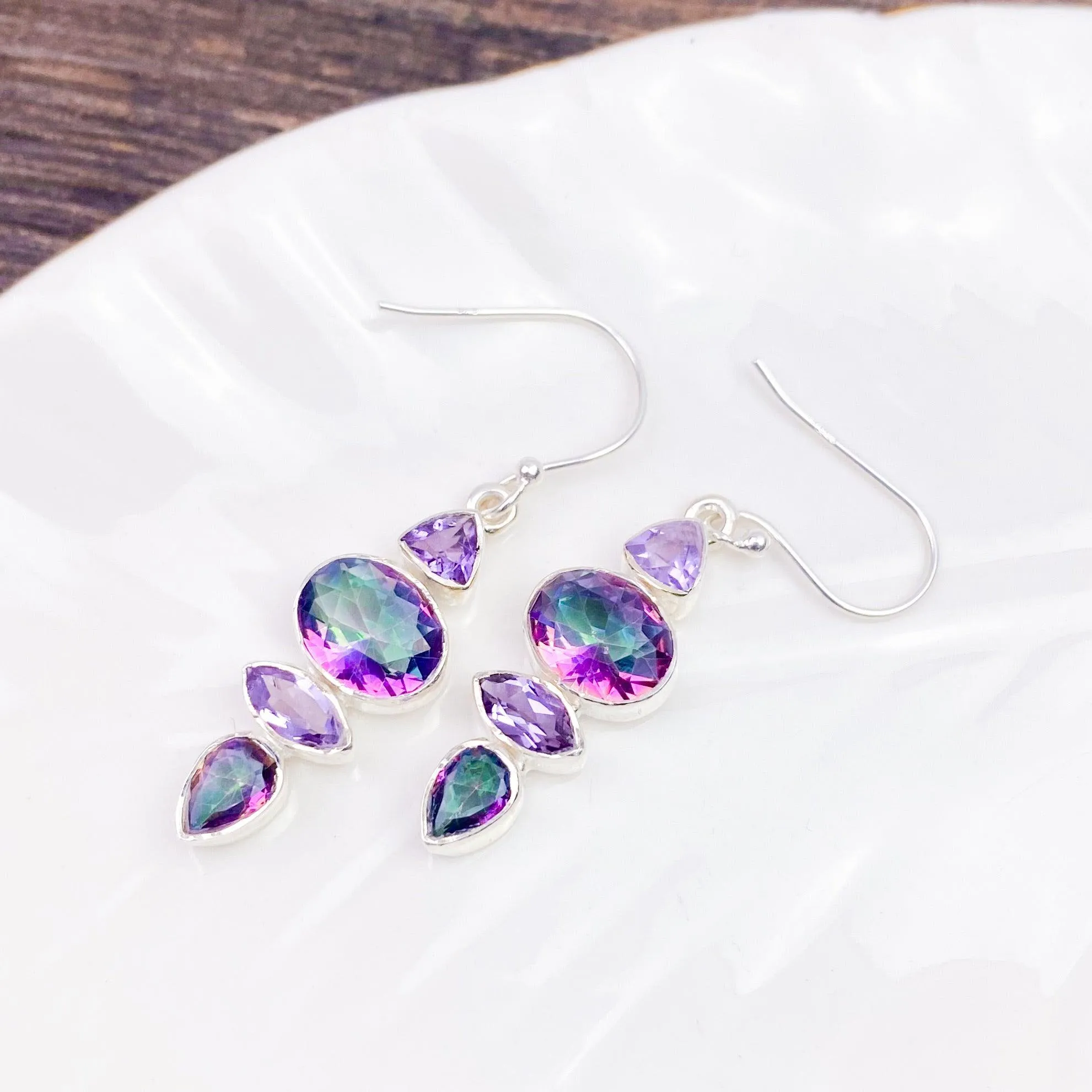 Mystic Topaz Earrings Collection