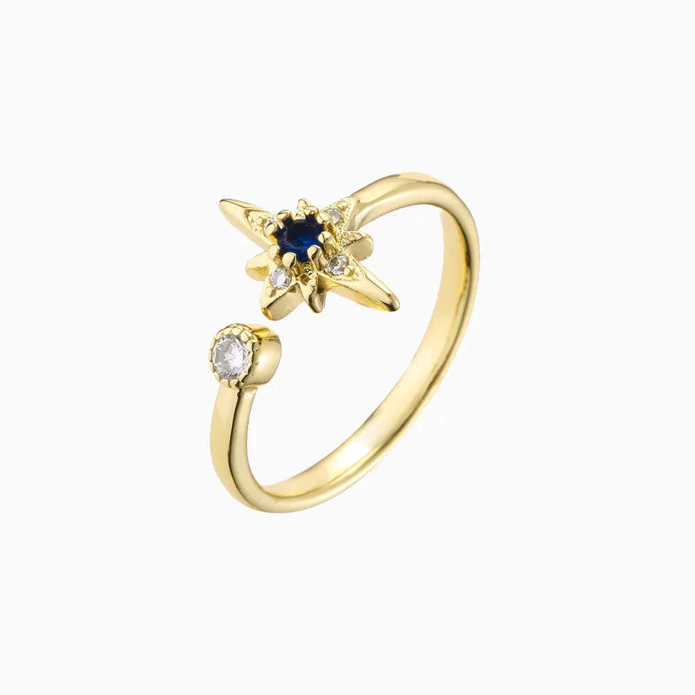 Octagonal Star Ring