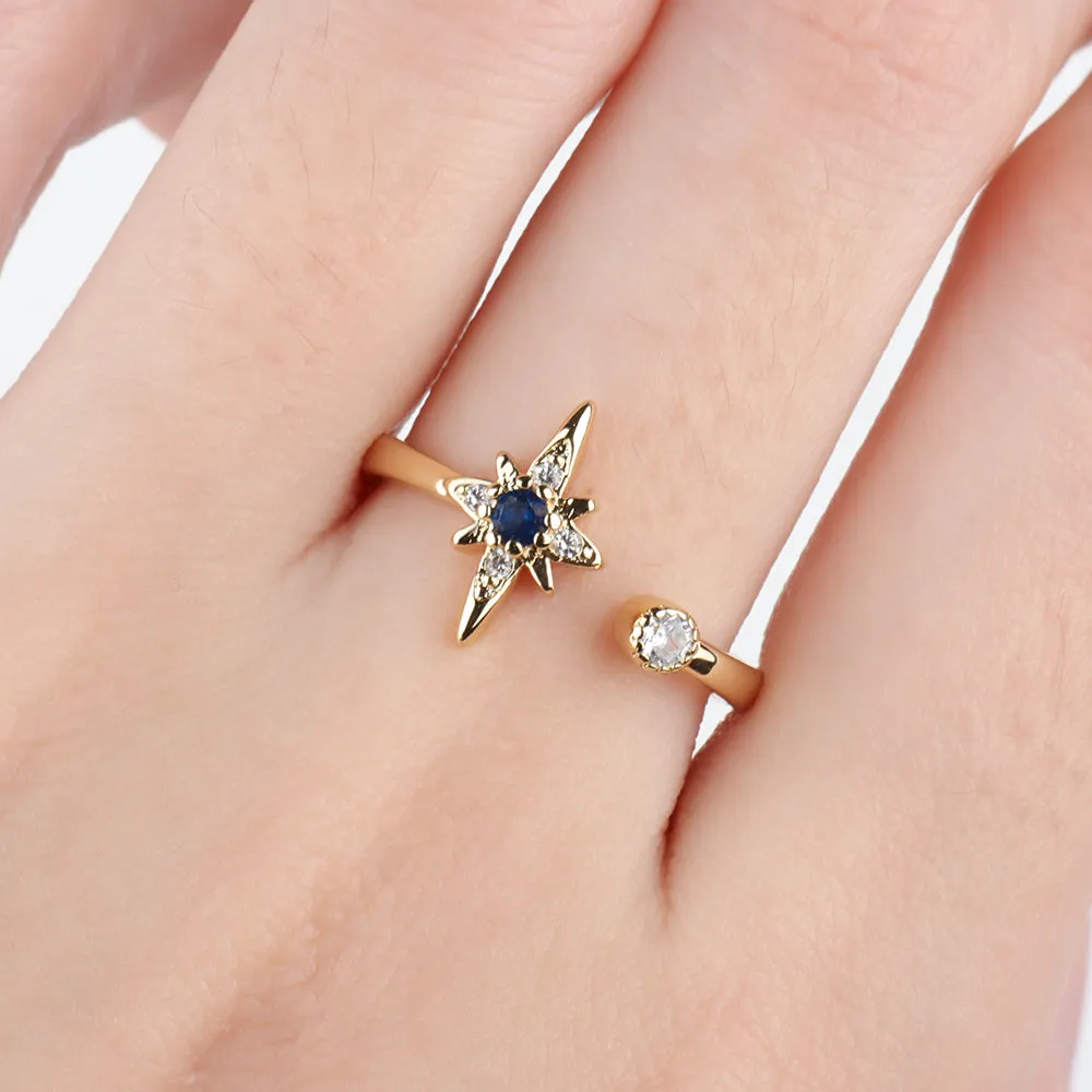 Octagonal Star Ring