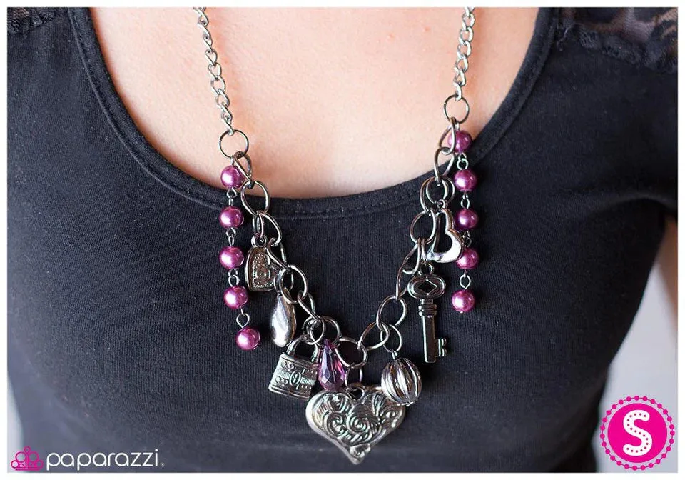 Paparazzi Necklace ~ Better To Have Loved... - Purple