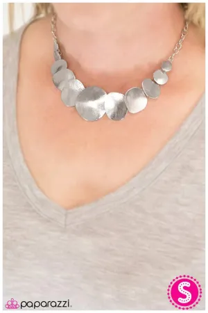 Paparazzi Necklace ~ GLAM Artist - Silver